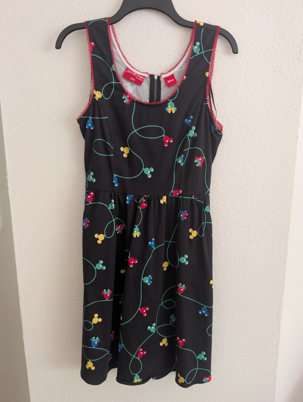 Disney x Loungefly Christmas Mickey Lights Dress